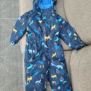 Mountain warehouse All In One Waterproof Snowsuit Boys size 2-3 Years